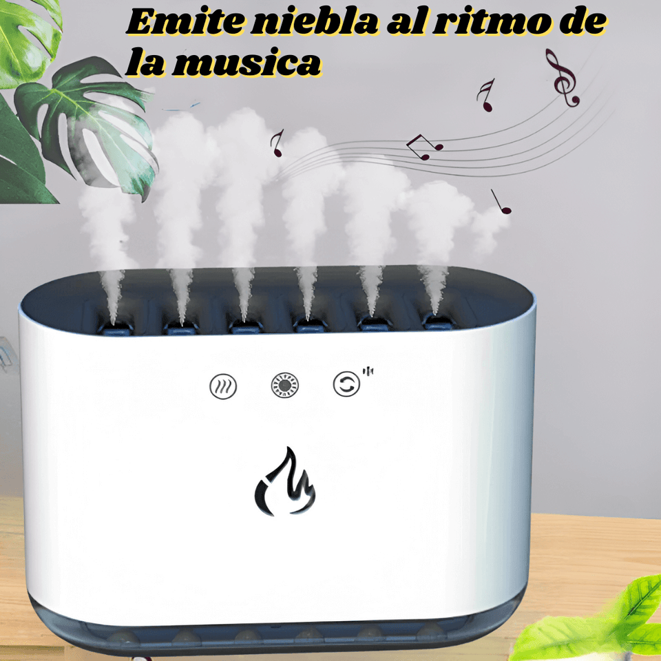 HUMIDIFICADOR: EMITE NIEBLA AL RITMO DE LA MUSICA